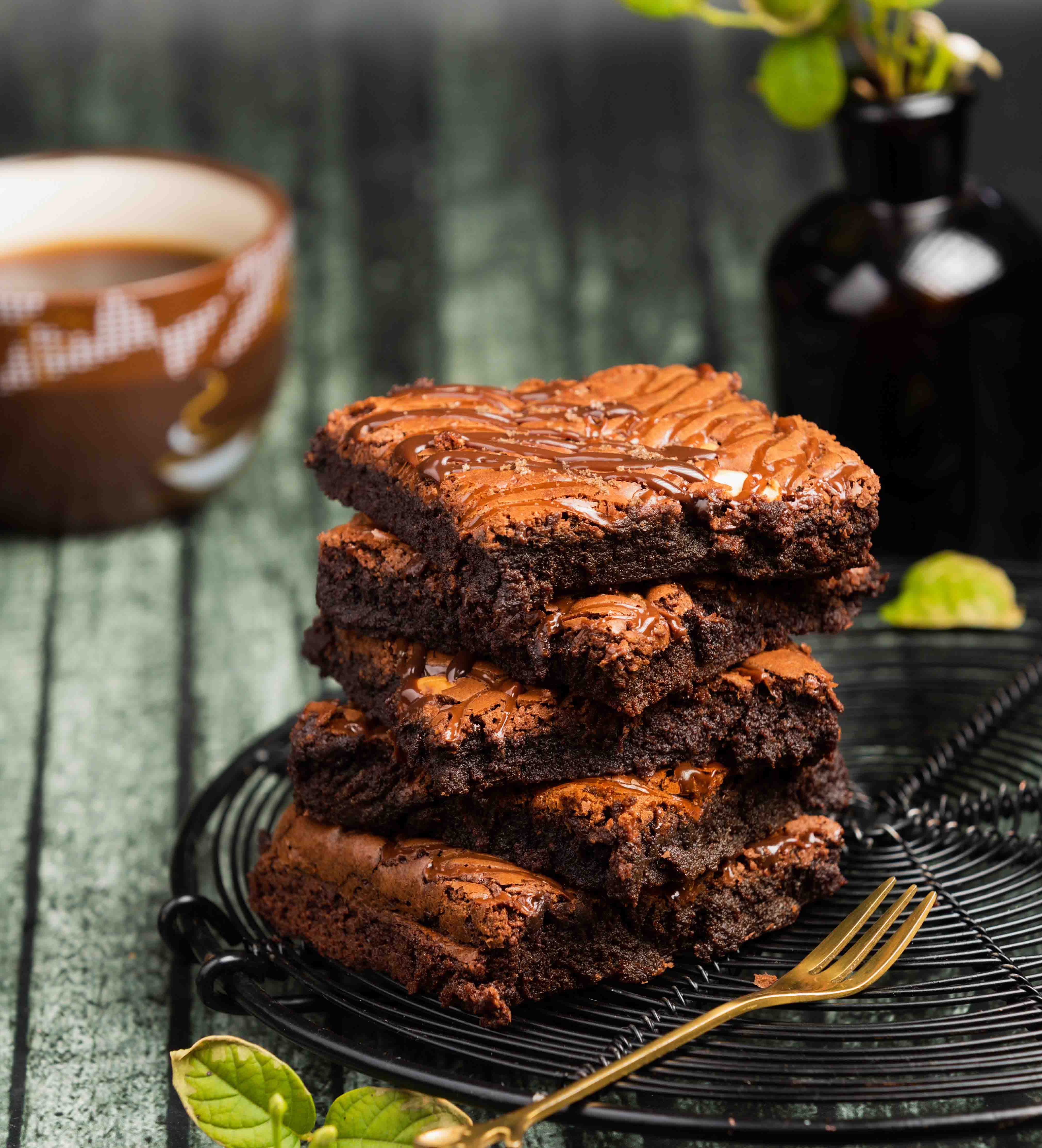 Large Square Gooey Brownie| Pure Hot Fudge | Heartily Treats 1